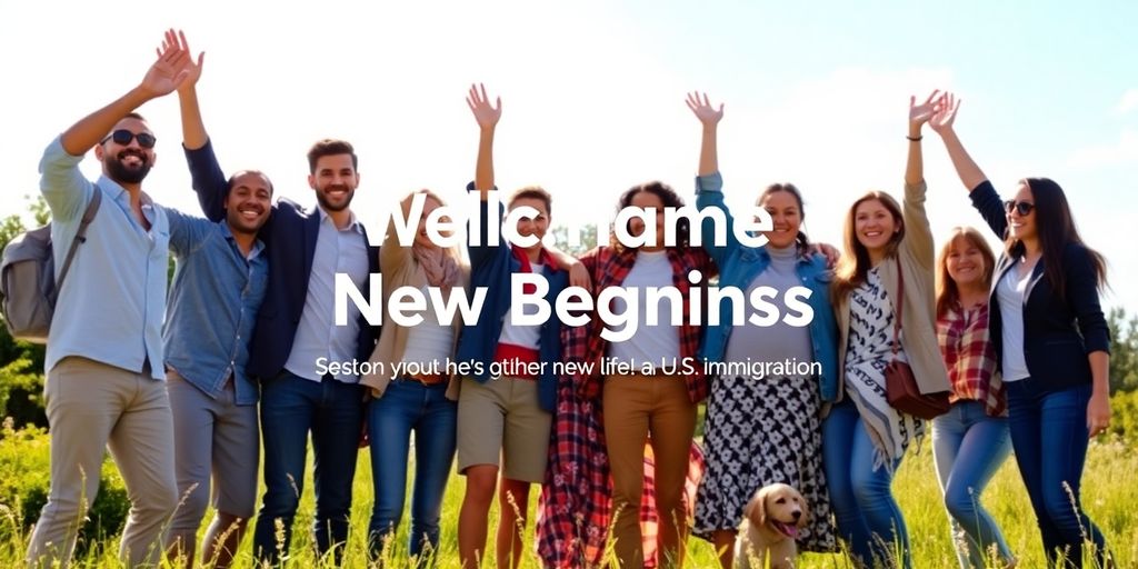 Diverse people celebrating new beginnings outdoors in sunshine.
